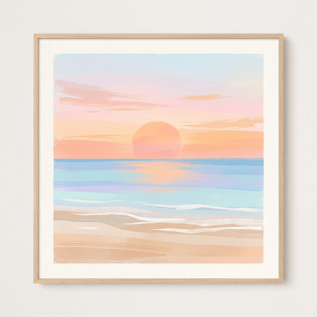 Pastel Sunset Coast